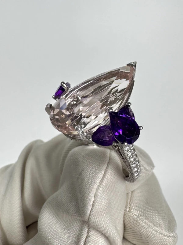Chopard Temptations Ring, Kunzite 18.40 CT 829212-1017 5