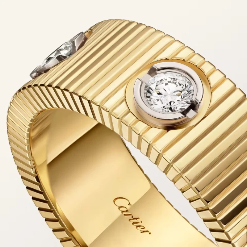 Cartier LOVE UNLIMITED RING, 6 DIAMONDS (SIZE 53) B4250053 5