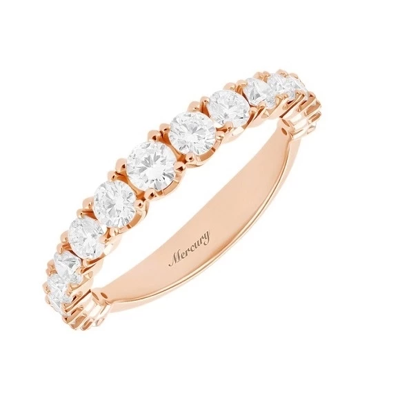 CLASSIC, 0.90 CT, ROSE GOLD RING 