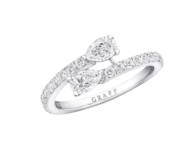 Duet Wraparound Diamond Ring (SIZE 52)