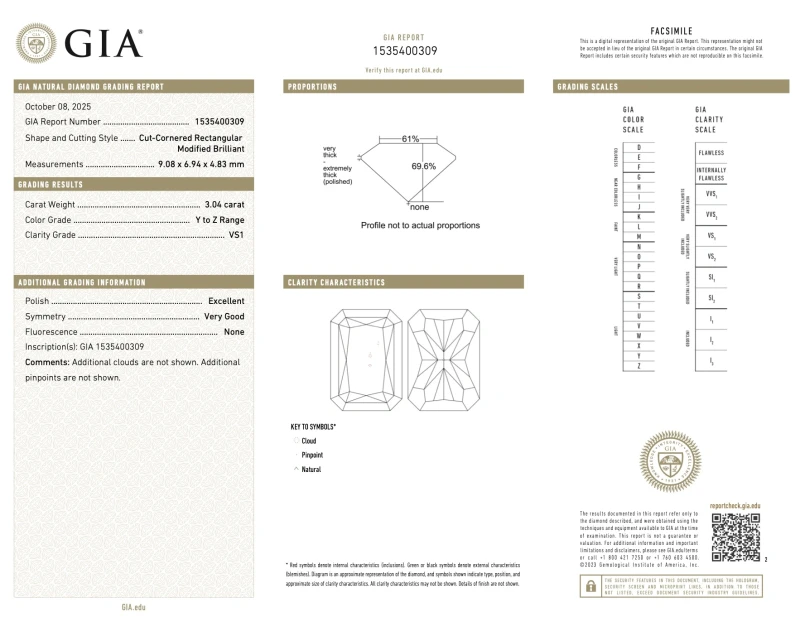 No name RADIANT DIAMOND 3.01-3.04 CT W to X—Y to Z/VS1-VS2 EARRINGS (GIA) nn3.01-3.04 2