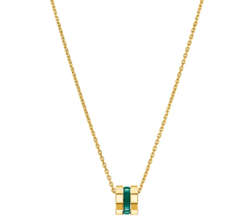 ICE CUBE GREEN PENDANT