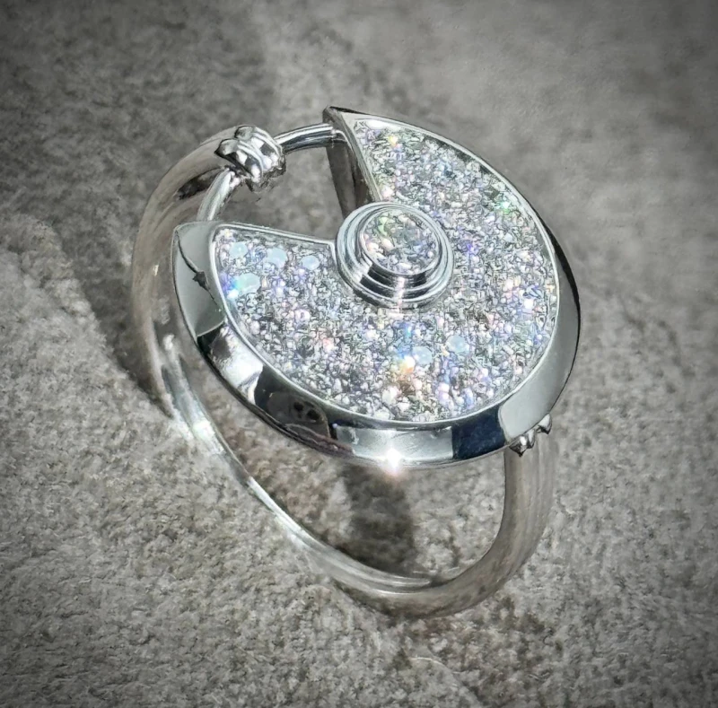 Cartier AMULETTE DE CARTIER RING, DIAMOND PAVE (SIZE 55) CR-241029-55 2