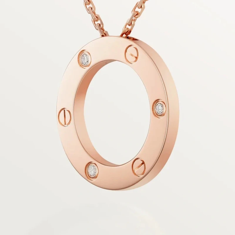 Cartier LOVE NECKLACE, 3 DIAMONDS B7014700 6