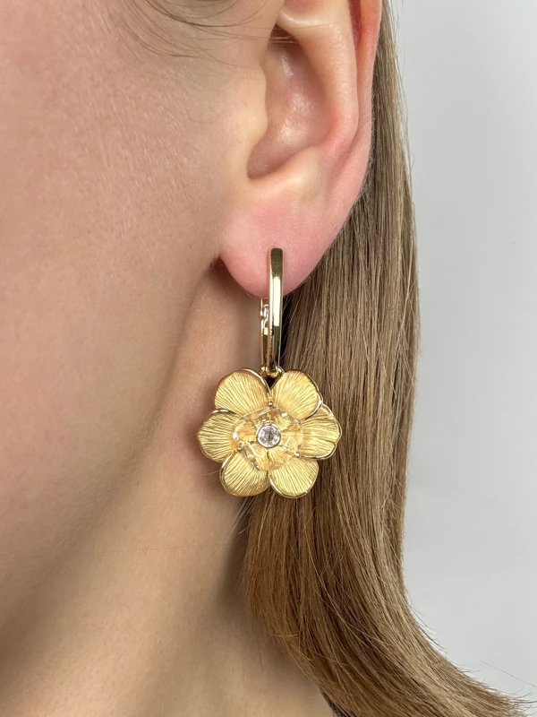 Carrera y Carrera GARDENIAS FLOWER EARRINGS 11550 2