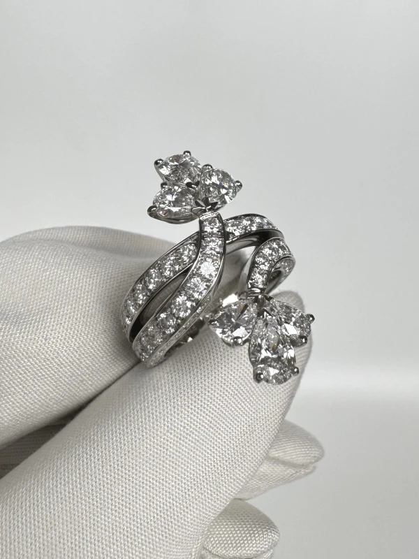 Cartier DIAMONDS 4.29 CT RING (SIZE 51) CR1116 3