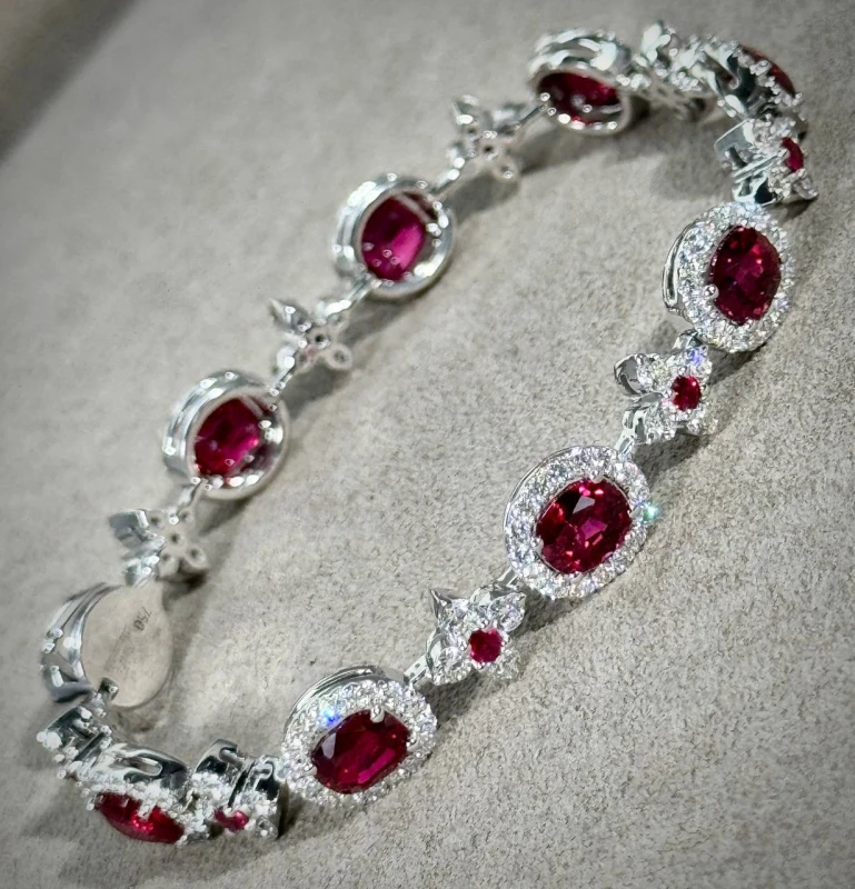 RalfDiamonds RUBY BRACELET 9.17 CTS 65RUBY4685 4