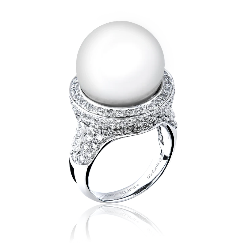 PEARL 17.52 MM RING (SIZE 58)