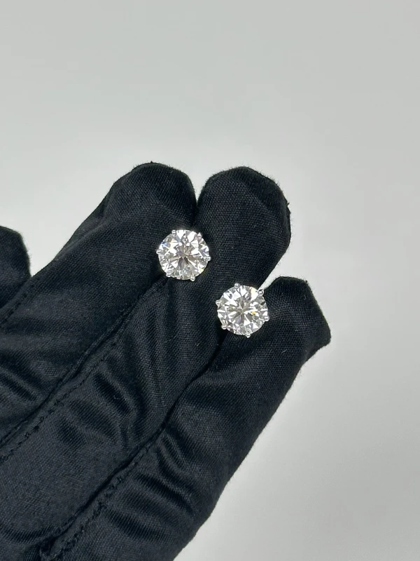 No name СЕРЬГИ-ПУСЕТЫ С БРИЛЛИАНТАМИ 3.01 - 3.01 CT F/VVS2 EXEXEX (GIA) NN3.01-3.01F/VVS 4