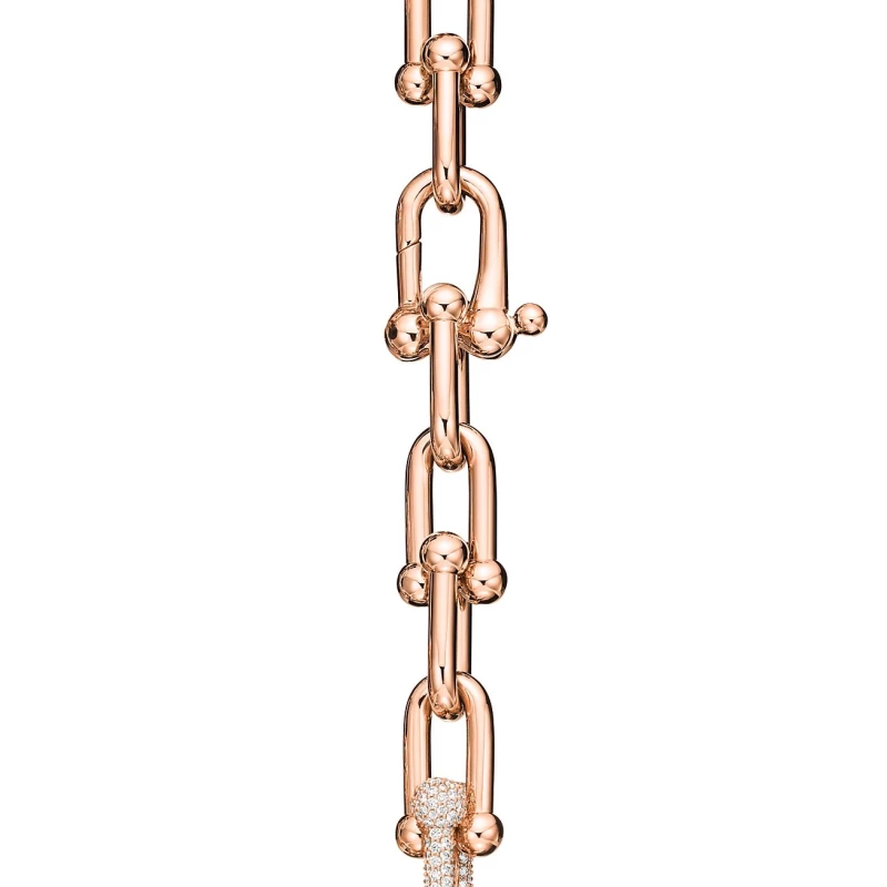 Tiffany & Co HARDWEAR LINK ROSE GOLD BRACELET 60451095 2