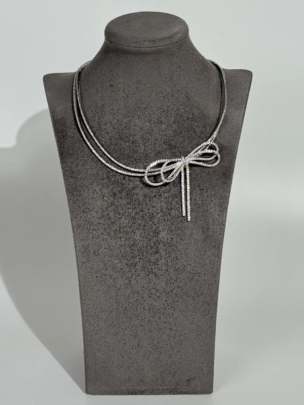 Graff Tilda's Bow Diamond Necklace RGN1046 4