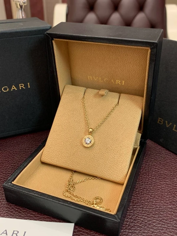 Bvlgari BVLGARI SOLITAIRE DIAMOND PENDANT, YELLOW GOLD BUL59233 4