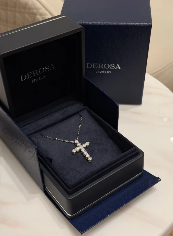 DeRosa CROSS PENDANT 3.33 CT F-G-H/VVS-VS GIA C569105 2