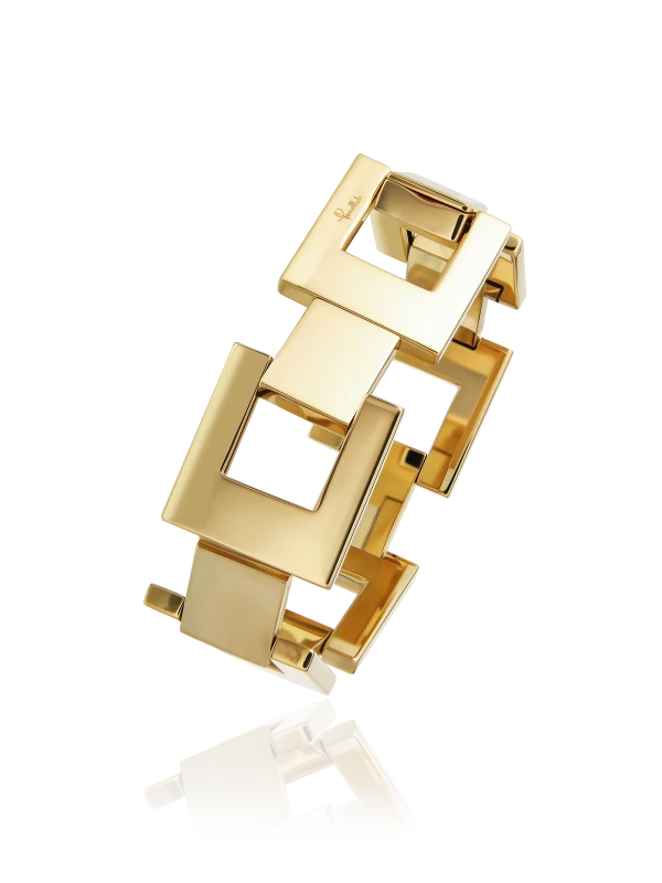 VINTAGE YELLOW GOLD BRACELET (SIZE 17)