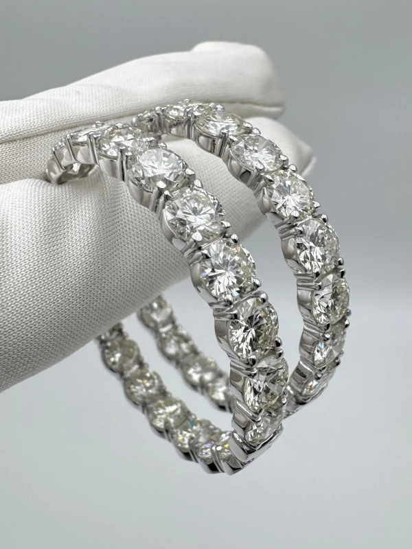RalfDiamonds CONGO 17.15 CT DIAMOND EARRINGS RFD17.15 3