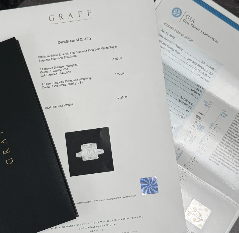 Graff C БРИЛЛИАНТОМ 11.04 CT I/IF RGR11.03CT 2