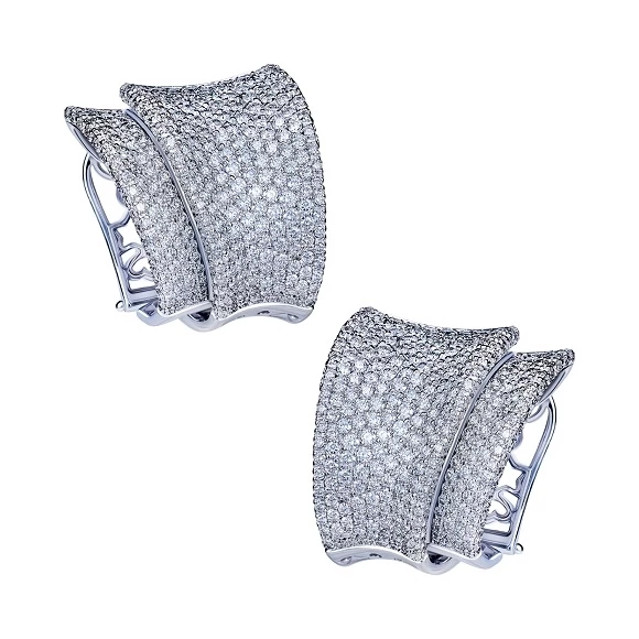 DIAMOND EARRINGS 5.14 CT