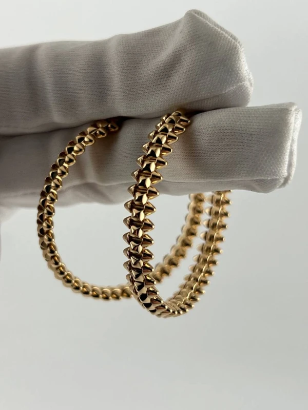 Cartier CLASH DE CARTIER HOOP EARRINGS, LARGE MODEL B8301416 4