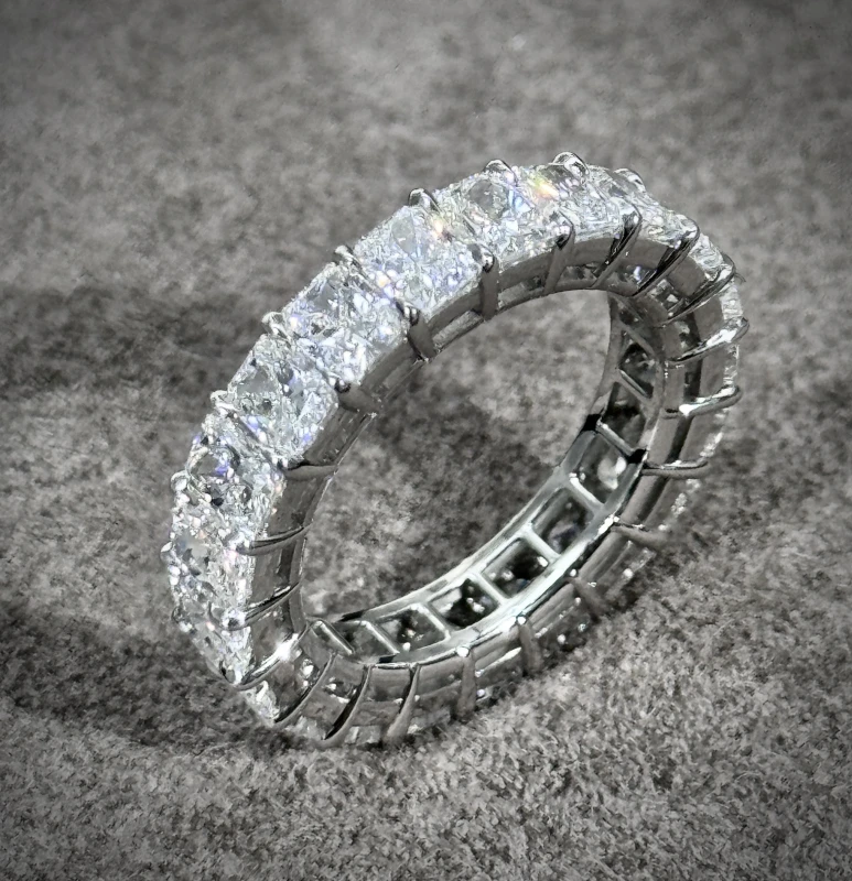 No name ETERNITY DIAMOND RING 5.64 CT 5.64 СТ 4