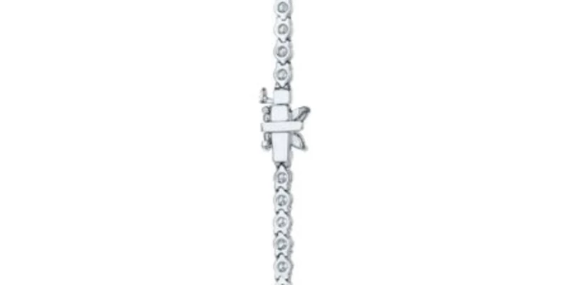 Tiffany & Co Graduated Line Necklace 60133987 3