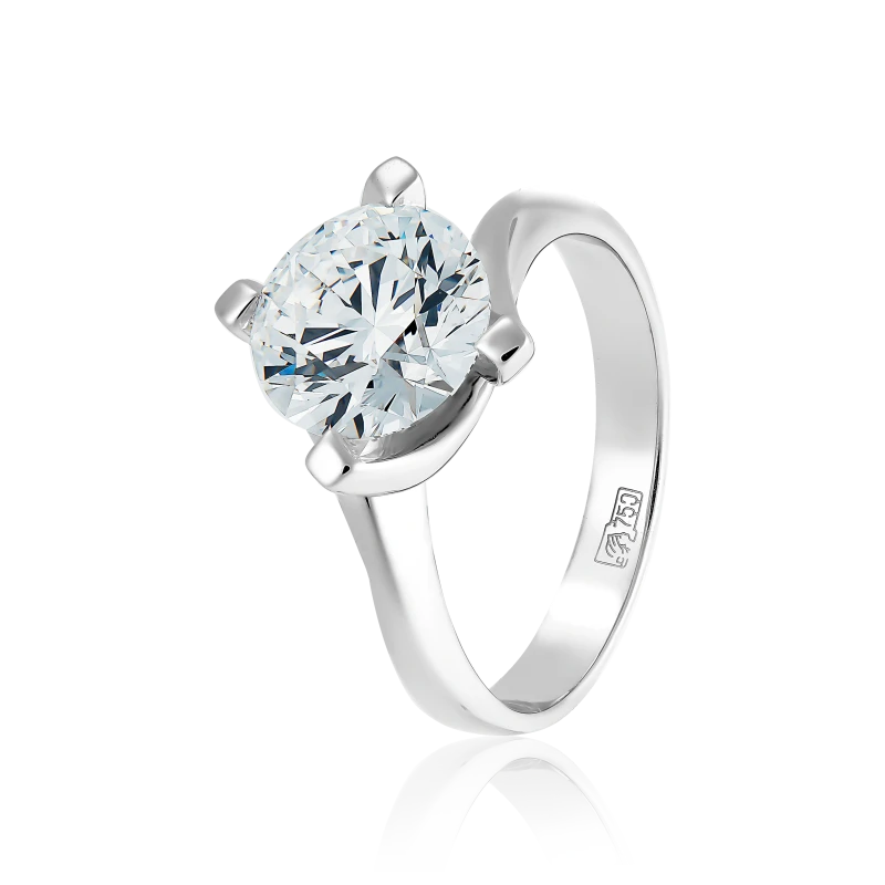 ROUND DIAMOND 2.48 CT D/VVS2 RING (SIZE 55)