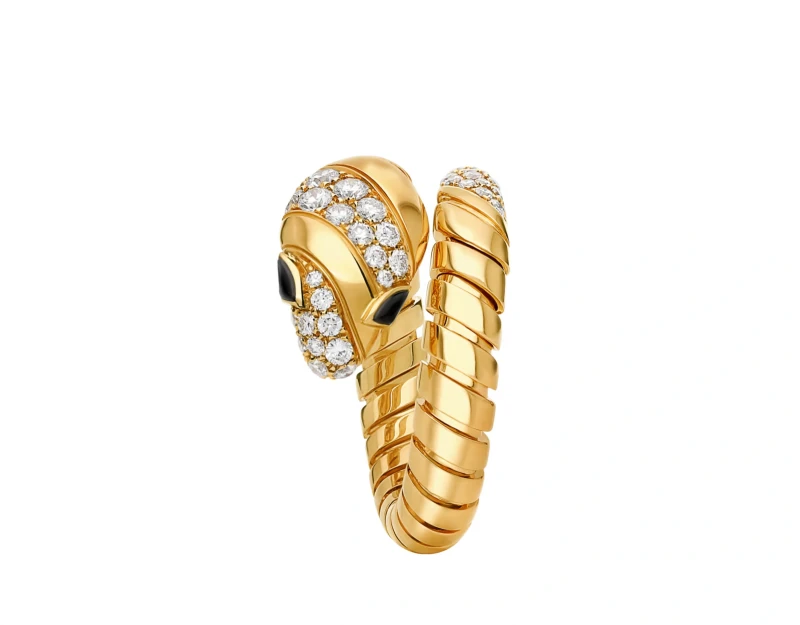 Bvlgari Serpenti Tubogas Bague Ring (SIZE 54-56) 360660 2
