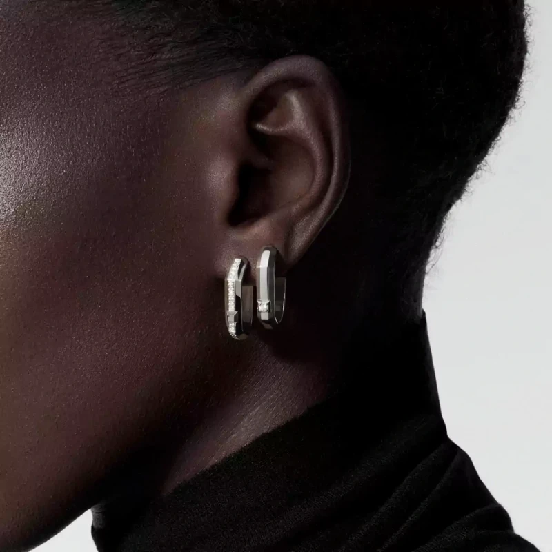 MESSIKA Moderniste single earring, small model 14682-WG 2