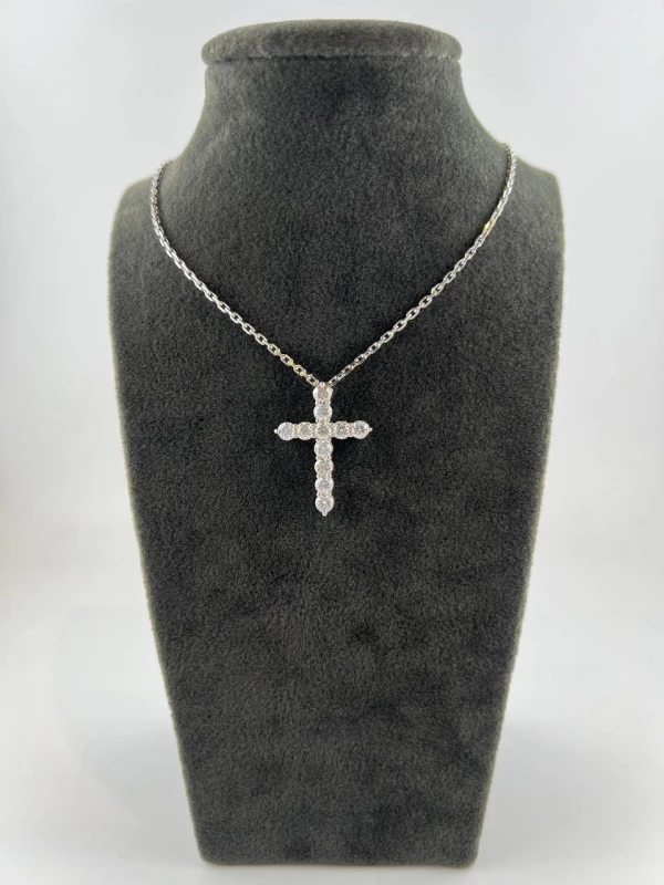 DeRosa DIAMOND CROSS 2.05 CT PENDANT (LARGE MODEL) C100205 2