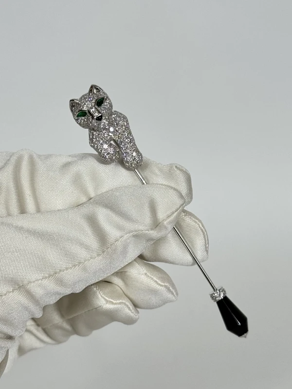 Cartier PANTHERE DE CARTIER JABOT PIN BROOСH LU78938414902 2