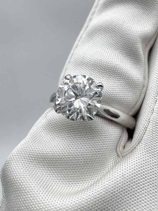 Earrings without a brand DIAMOND 2.03 CT F/VS1 RING (SIZE 52) NN2.03 3