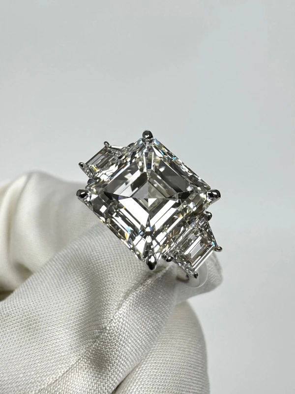 No name ASHER DIAMOND 6.28 CT H/VS2 RING (GIA) NN6.28H 4
