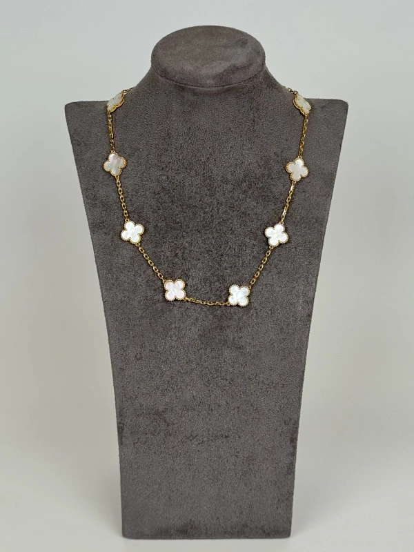 Van Cleef & Arpels. VINTAGE ALHAMBRA NECKLACE, 10 MOTIFS VCARA42800 2