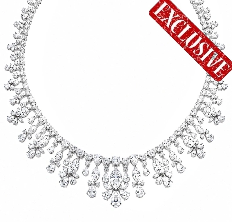 MIXCUT DIAMOND 65.27 CT NECKLACE