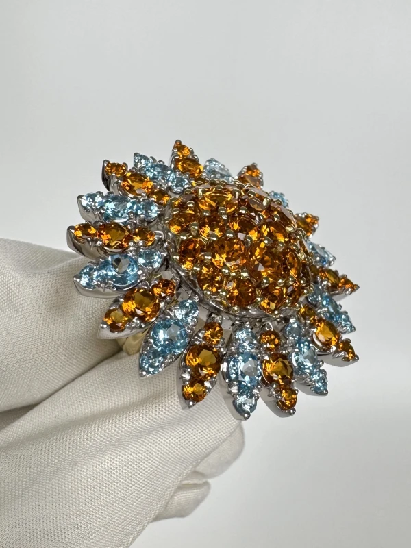 Pasquale Bruni CITRIE&TOPAZ MULTICOLOR RING (SIZE 54) PB8524 3