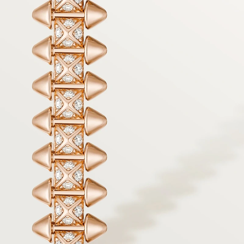 Cartier Clash de Cartier bracelet, flexible, small model, paved (SIZE 16) N6728516 5