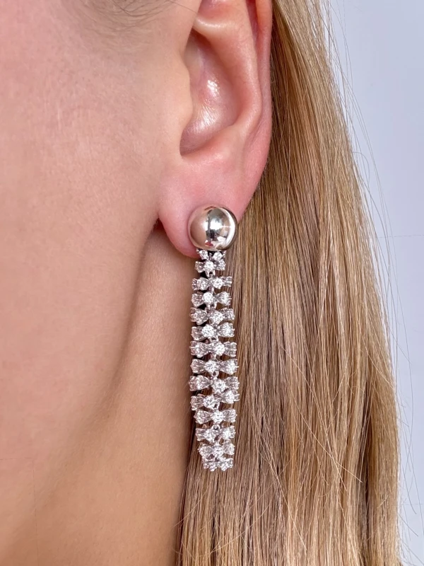 RalfDiamonds DIAMOND EARRINGS 5.88 CT F/VS RD5.88CT F/VS 2