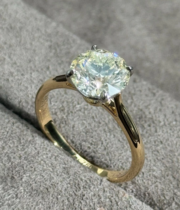 СЕРЬГИ NO NAME DIAMOND RING 2.40 CT P-Q/VS2 2.40 CT P-Q/VS2 4