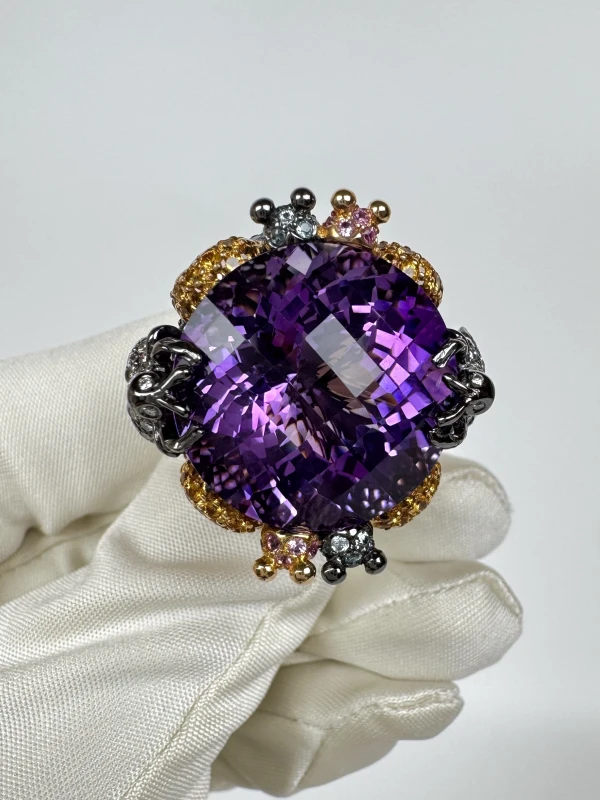 RalfDiamonds КОЛЬЦО С АМЕТИСТОМ 31 CT RD 31 CT 2