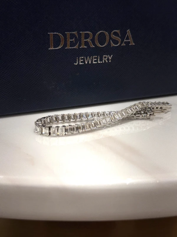 DeRosa CLASSIC EMERALD DIAMOND BRACELET 14.71 CT B418664 4