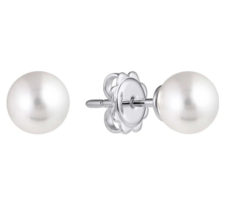 СЕРЬГИ С ЖЕМЧУГОМ – 4.90 CT