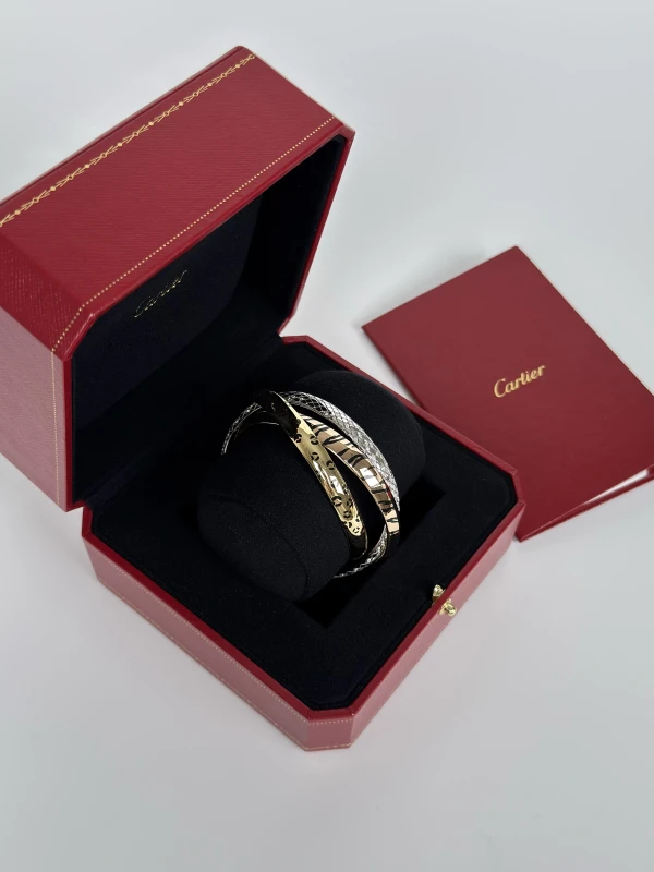 Cartier TRINITY BRACELET, LACQUER, DIAMONDS (SIZE 16) N6729116 6