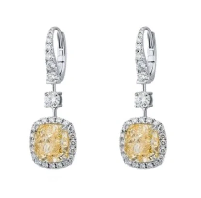DIAMOND EARRINGS 3.03 CT