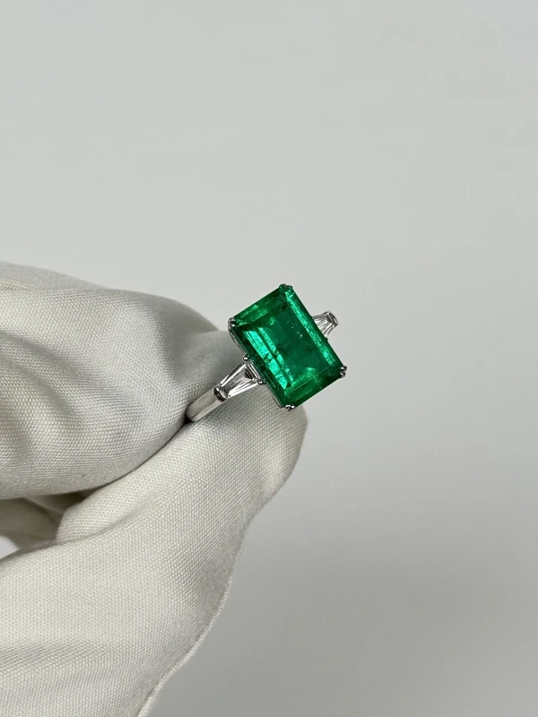 СЕРЬГИ NO NAME EMERALD DIAMOND 5.08 CT RING (SIZE 55) EM5.08CT 3