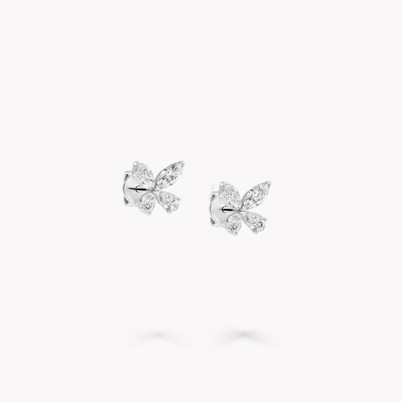 GRAFF Classic Butterfly Diamond Stud Earrings RGE1854 2