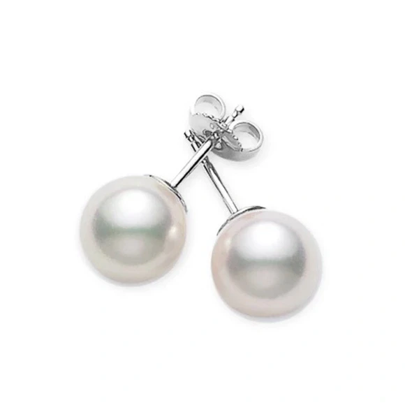 Мikimoto  AKOYA PEARL 9-9.5 MM EARRINGS EA2AW29095 1
