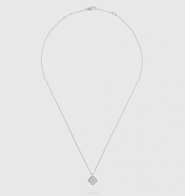 Van Cleef & Arpels SWEET ALHAMBRA DIAMOND PENDANT VCARO85900 2