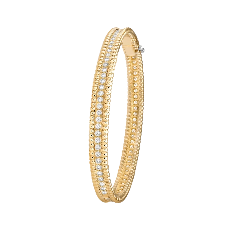 Perlée diamonds bracelet, 1 row, large model