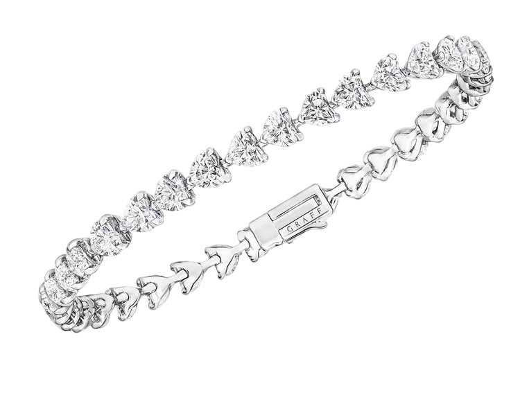 GRAFF Heart Shape Diamond 20.05 CT Bracelet RGB184