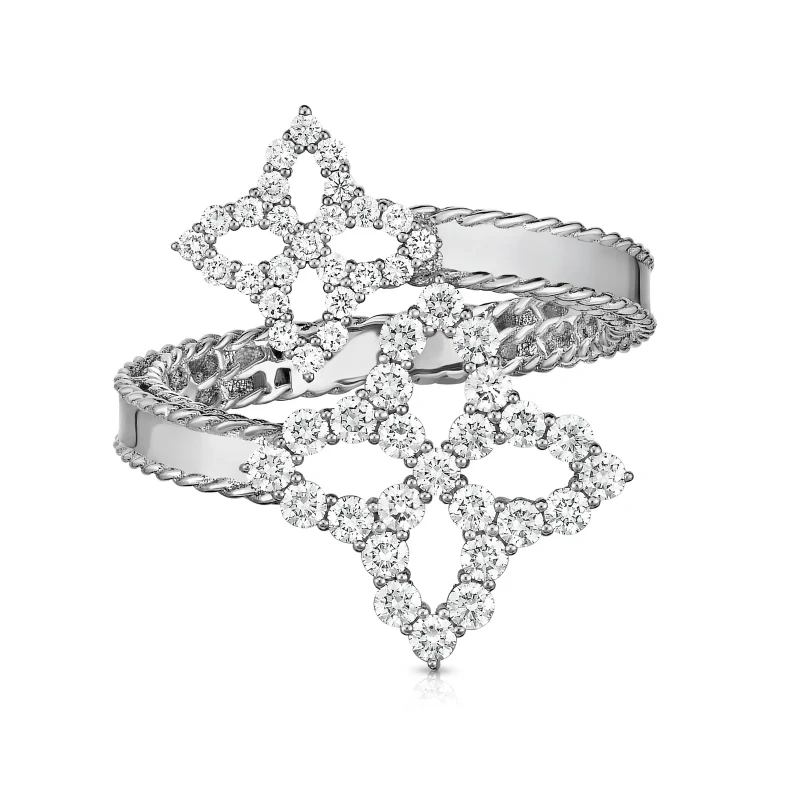 Roberto Coin 18ct White Gold Diamond Princess 0.68ct ADR888RI1507-SI 1