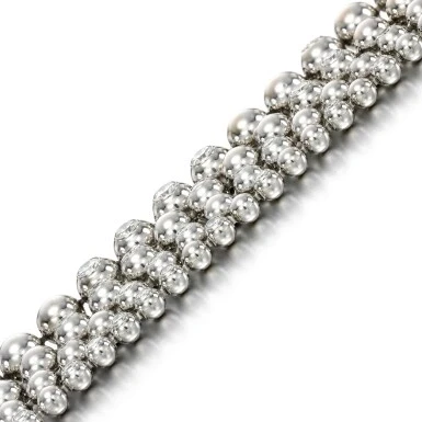 Cartier Perles De Diamants Bracelet (SIZE 18) CR-Perles 3
